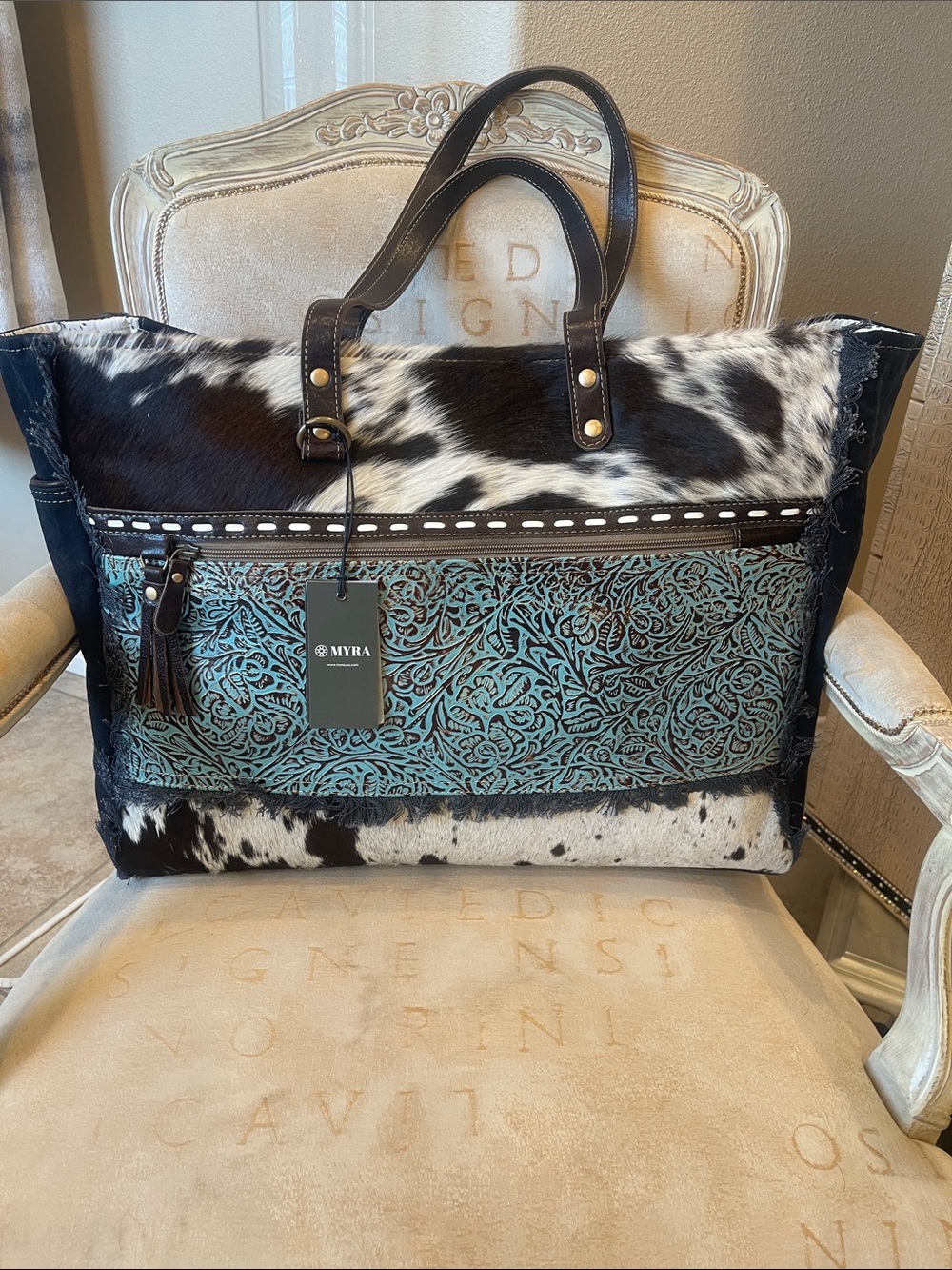 Myra-Seagrass Weekender / Actual Bag
